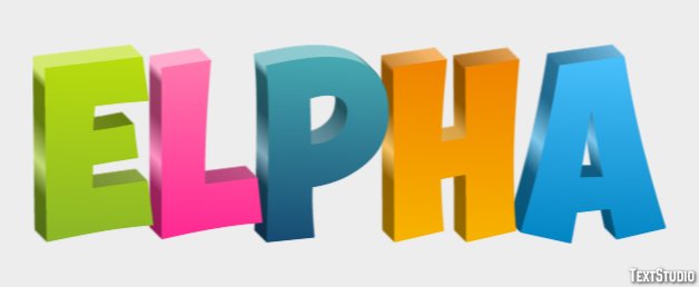 Elpha Text Effect