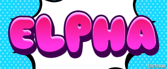 Elpha Texteffekt