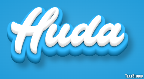 Huda Text effect