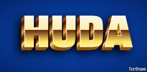 Huda Text effect