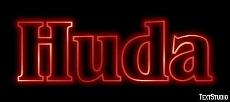 Huda Text effect