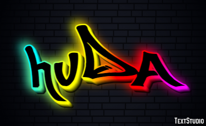 Huda Text effect