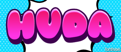 Huda Text effect