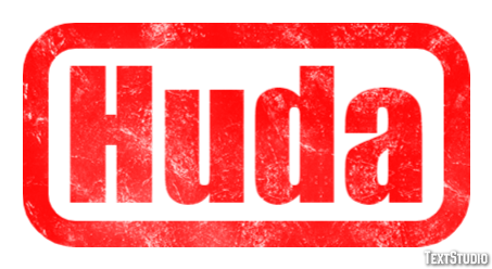 Huda Text effect