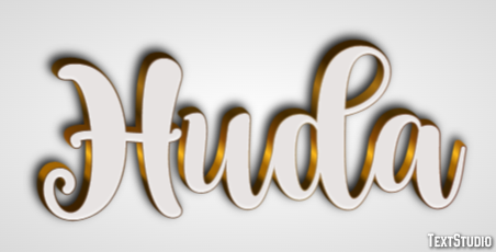 Huda Text effect