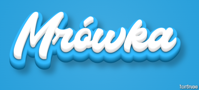Mrówka Efekt tekstowy