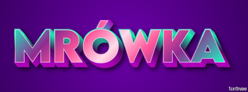 Mrówka Efekt tekstowy