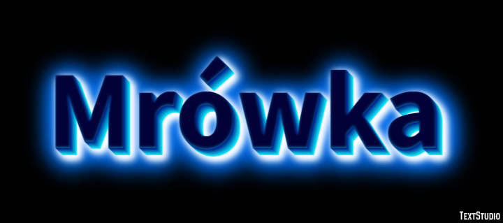 Mrówka Efekt tekstowy