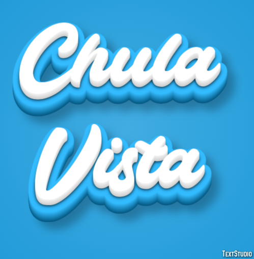 Chula Vista Efekt tekstowy