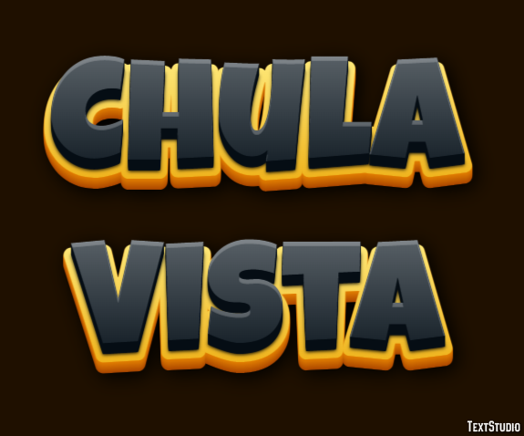 Chula Vista Efekt tekstowy