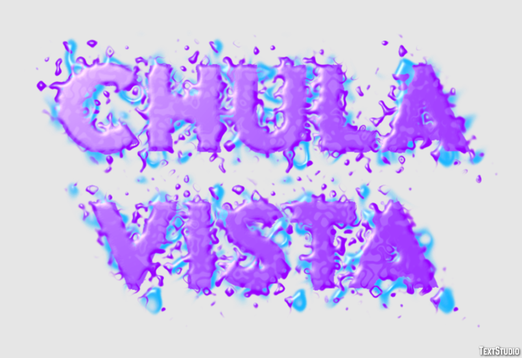 Chula Vista Efecto de Texto