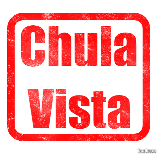 Chula Vista Efekt tekstowy