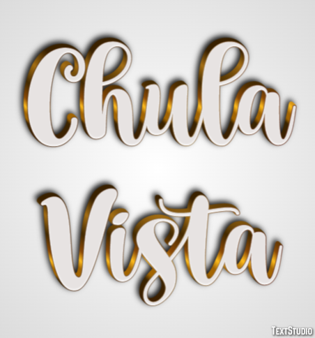 Chula Vista Efekt tekstowy