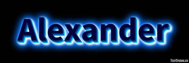 Alexander テキスト効果