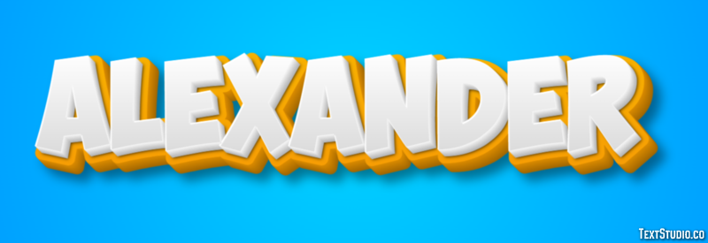 Alexander テキスト効果