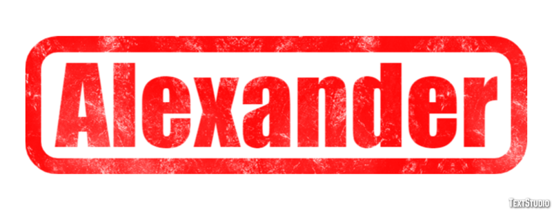 Alexander Text Effect