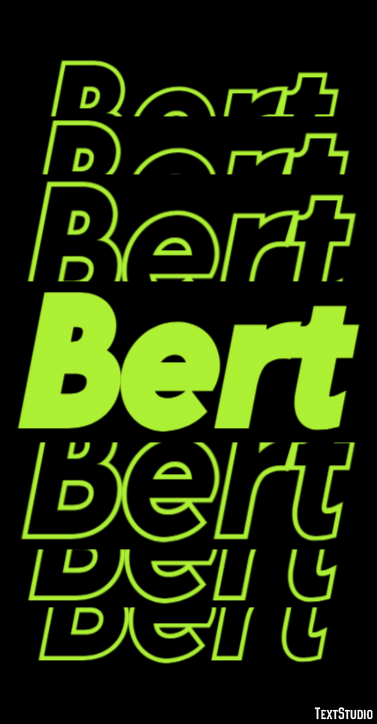 Bert Efecto de Texto