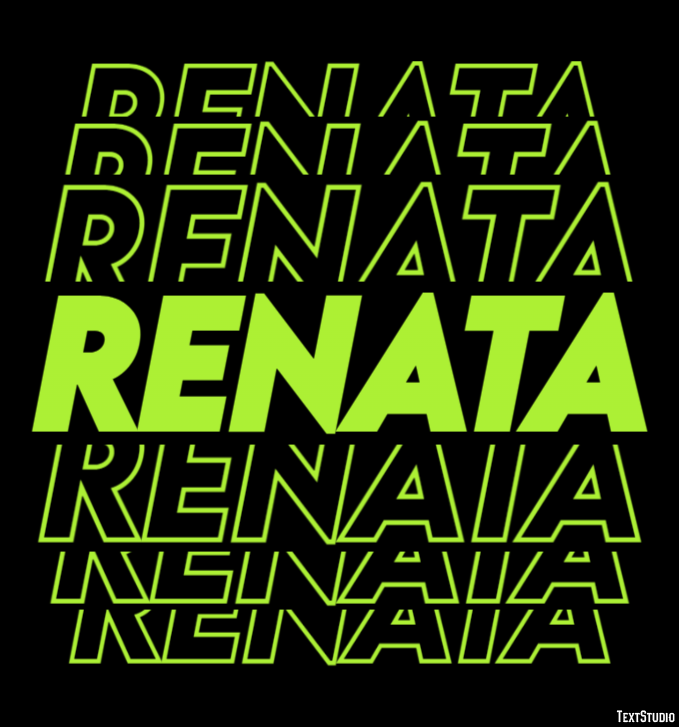 Renata テキスト効果