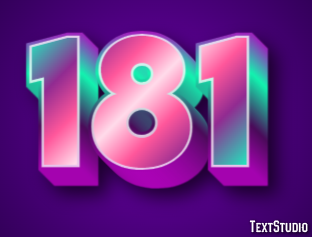 181 Text Effect