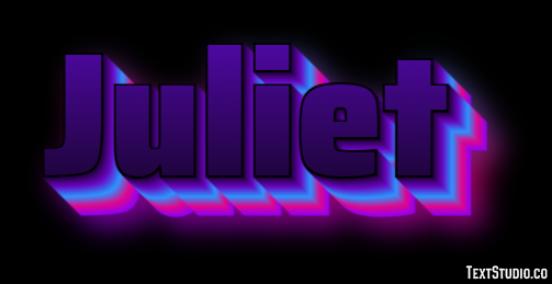 Juliet Texteffekt