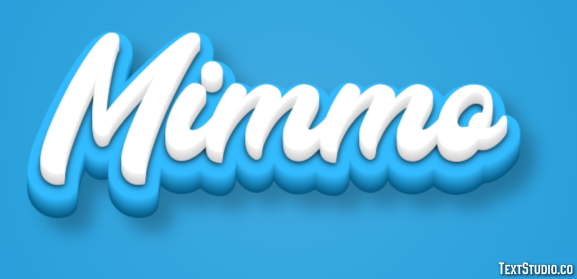 Mimmo Effet de Texte