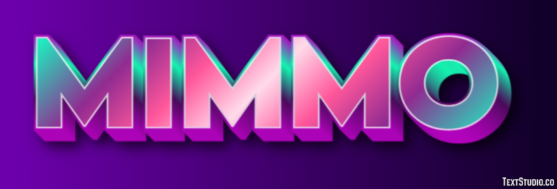 Mimmo Effet de Texte