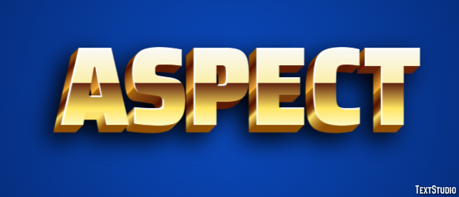 Aspect テキスト効果