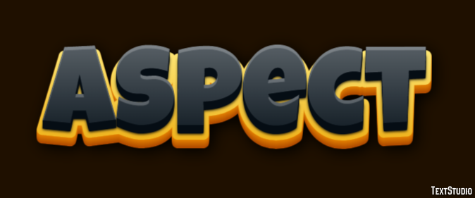 Aspect テキスト効果