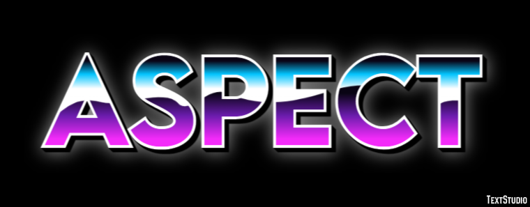 Aspect Text Effect