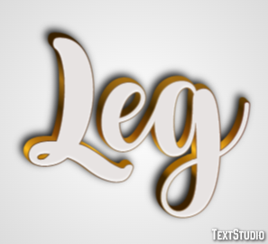 Leg Text Effect