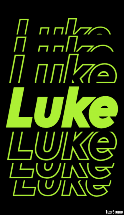 Luke Efekt tekstowy