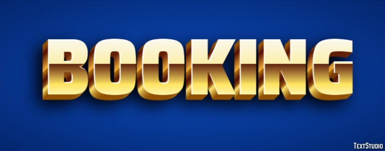 Booking Efeito do texto