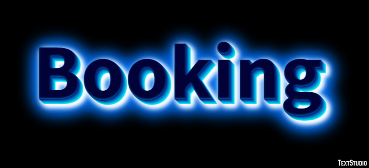 Booking Efeito do texto