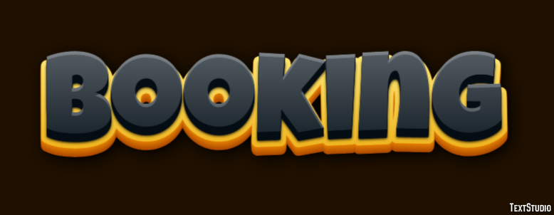 Booking Efeito de texto