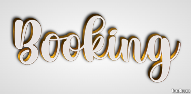 Booking Efeito de texto