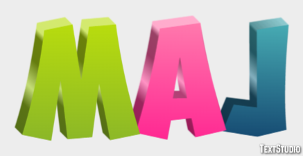 Май テキスト効果