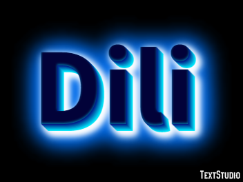 Dili Effetto testo