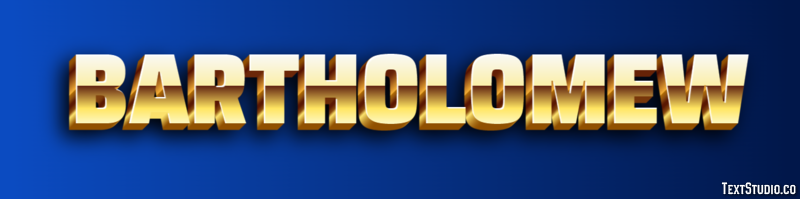 Bartholomew Text effect