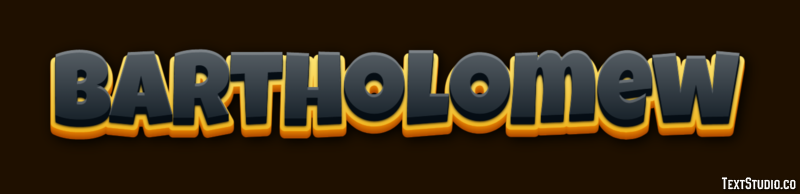 Bartholomew Text effect