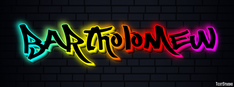 Bartholomew Text effect