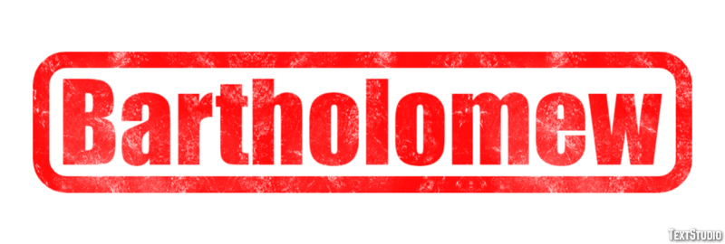 Bartholomew Text effect