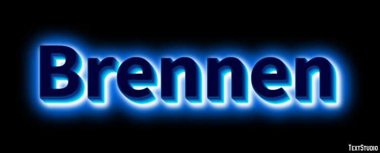Brennen Text effect
