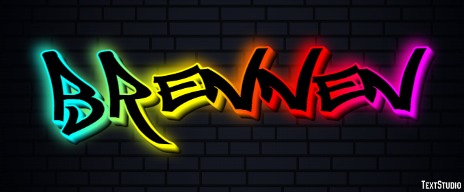 Brennen Text effect