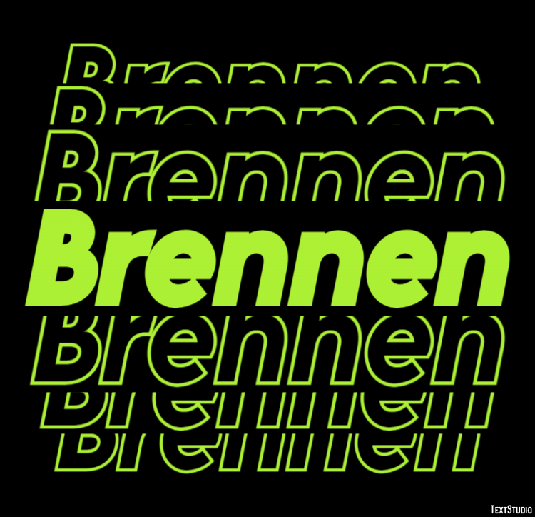 Brennen Effet de Texte