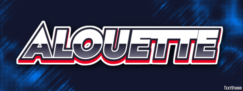 Alouette Effet de Texte
