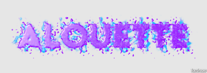 Alouette Effet de Texte