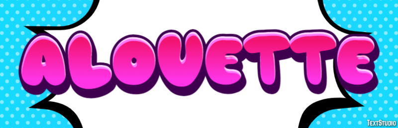 Alouette Effet de Texte