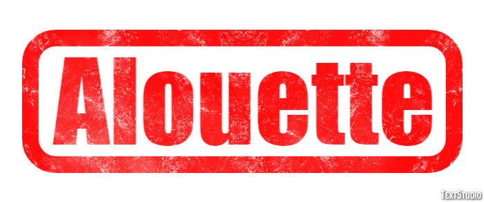 Alouette Effet de Texte