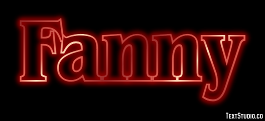 Fanny Efeito de texto