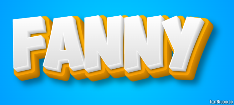 Fanny Efecto de Texto